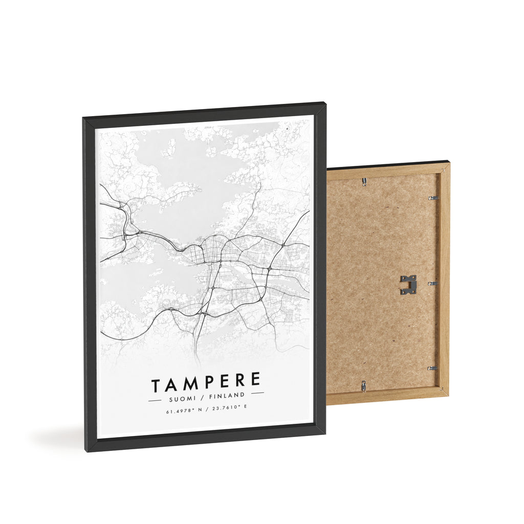 Tampere City Map Poster
