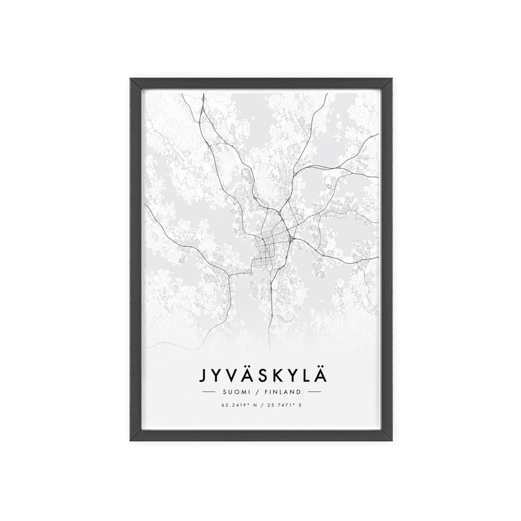 Jyväskylä City Map Poster