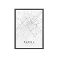 Turku City Map Poster