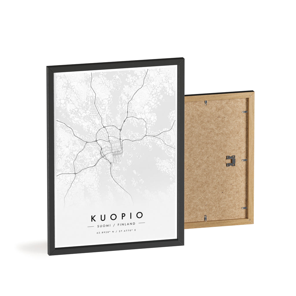 Kuopio City Map Poster