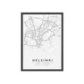 Helsinki City Map Poster