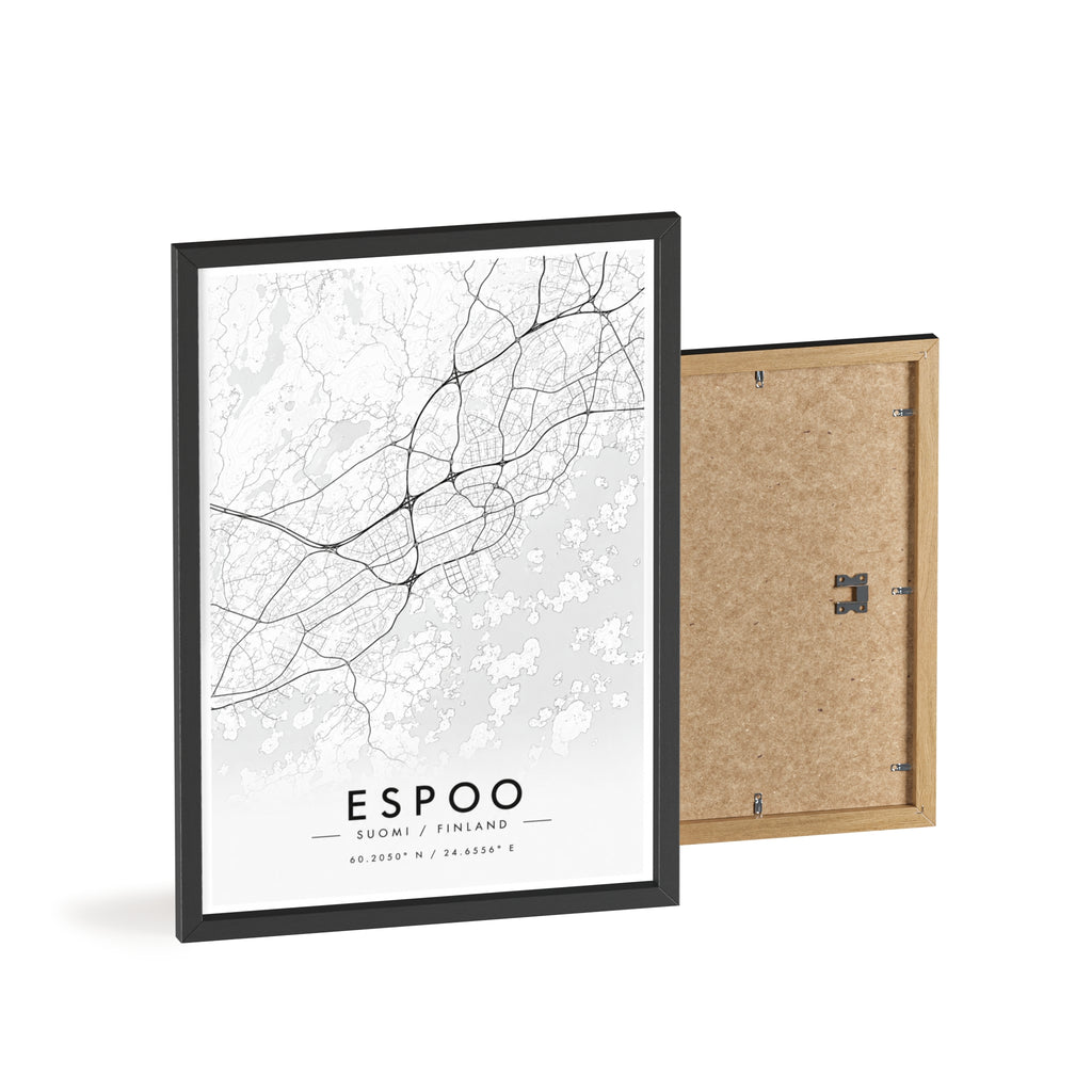 Espoo City Map Poster
