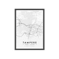 Tampere City Map Poster