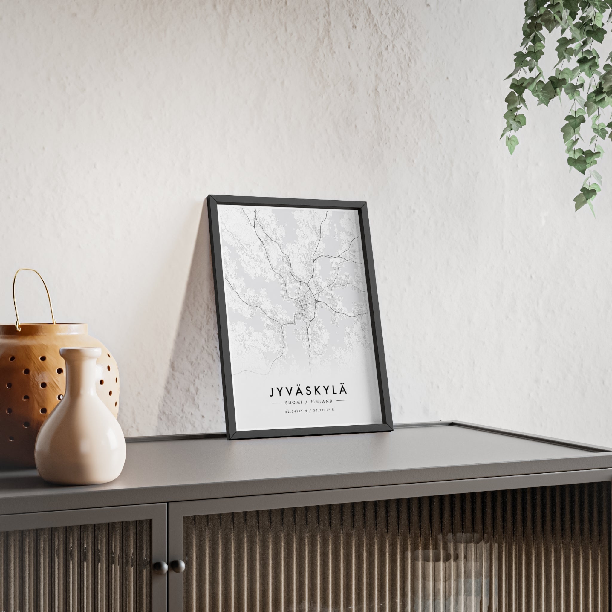 Jyväskylä City Map Poster